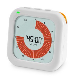 Visual Timer for Children, 60 Minute Digital Egg Timer, Children, Acoustic Reminder with Luminous Reminder, Time Management Tools for ADHD, Classroom, Home Lessons, Learning, Pomodoro Timer